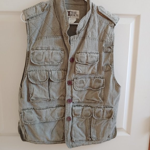 Unisex Trail Designs Multi-pocket Vest - Picture 1 of 9
